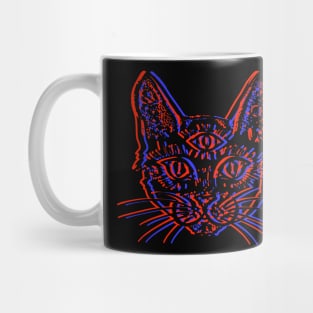 3D cat Mug